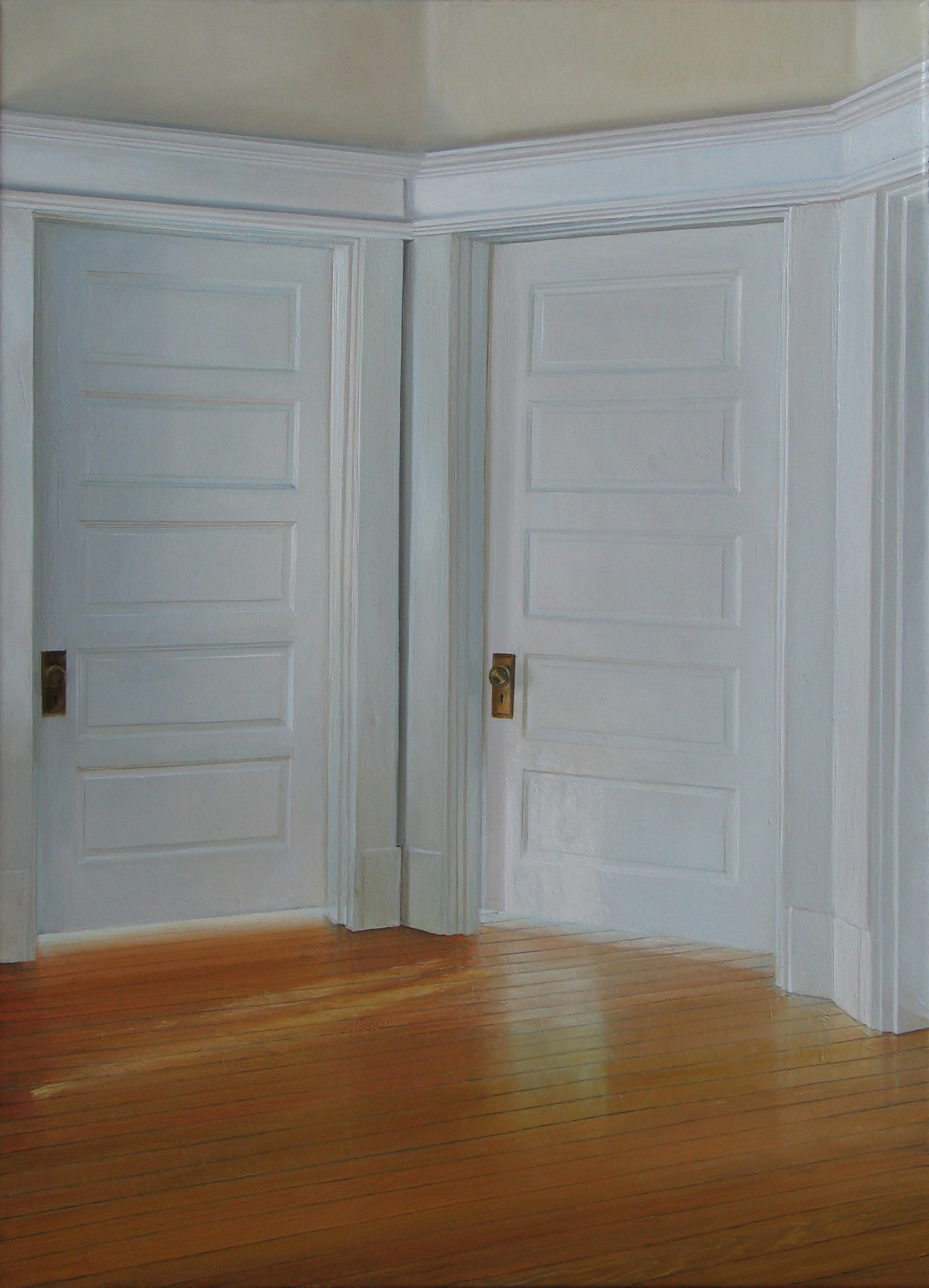 Morning Lace Light on Door